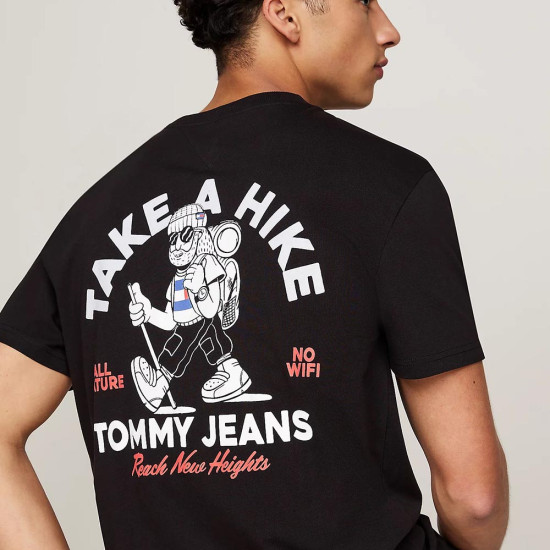 Tommy Hilfiger Ανδρική κοντομάνικη μπλούζα Slogan Back Graphic T-Shirt